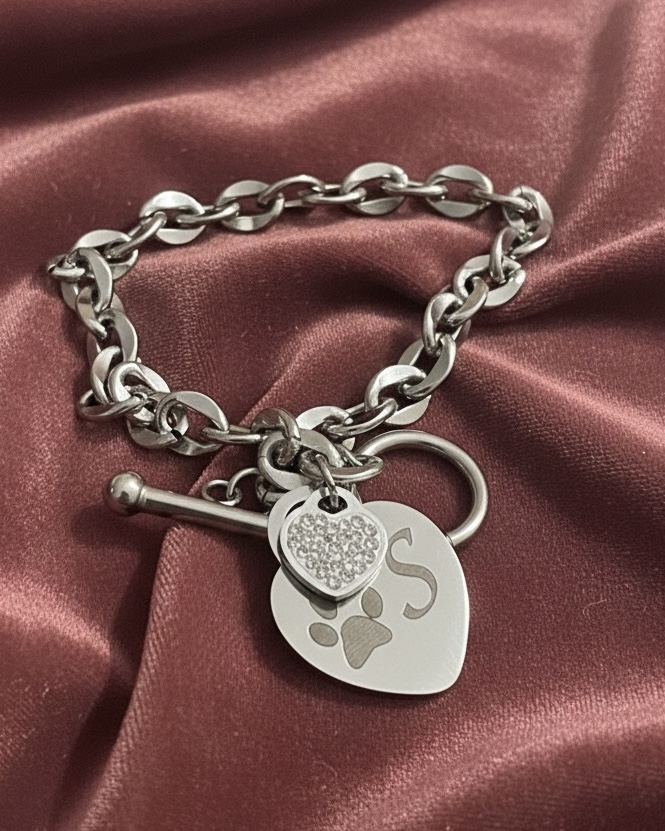 Bracciale Collezione Luna con incisione personalizzata - immagine 2