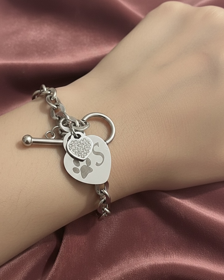 Bracciale Collezione Luna con incisione personalizzata - immagine 3