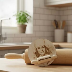 Calamita Chef in legno Incisa e Personalizzata
