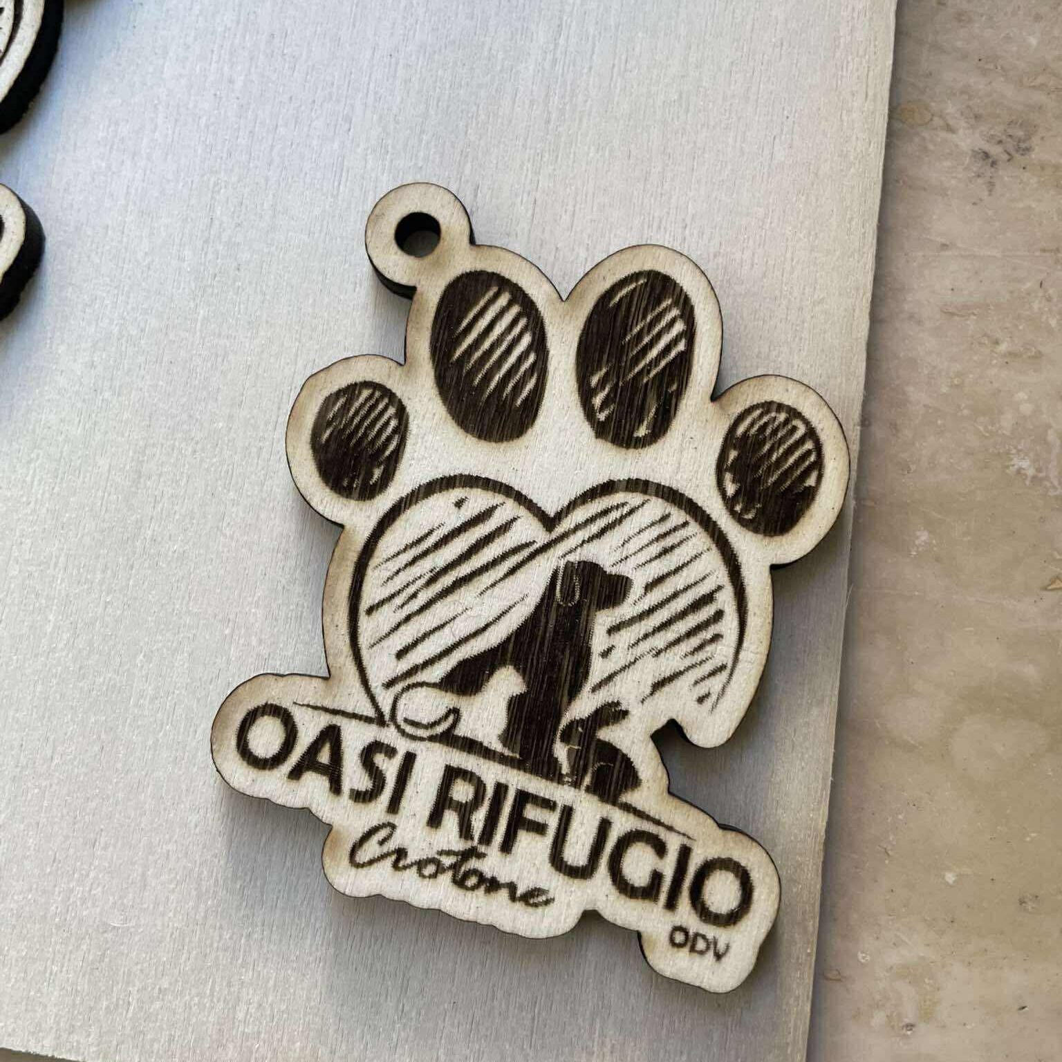 Portachiavi ShapeWood in legno Inciso e Personalizzabile - immagine 3