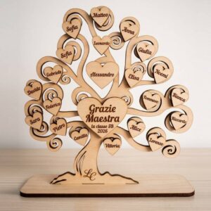Albero della Vita Personalizzato Regalo Speciale per Maestre