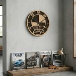 Orologio da parete con logo BWM