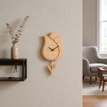 Orologio da Parete Tulipano in Legno