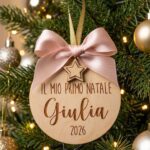 Pallina di Natale Personalizzata | Idea Regalo per Neo Mamma